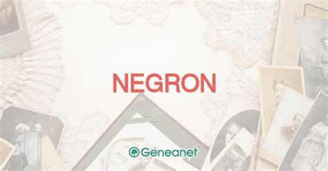 negron last name origin